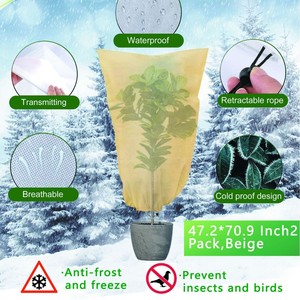 Plante Offres Spéciales couverture Anti-froide <span class=keywords><strong>corde</strong></span> <span class=keywords><strong>en</strong></span> tissu Non tissé plante d'extérieur Anti gel et housse de Protection contre les insectes sac Anti-gel - Product Image 3