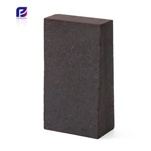 China supplier Mag-Cr magnesite chrome fire brick magnesia-chrome refractory bricks for electric arc furnace