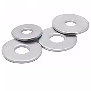 Flat Metal Round Spacer M5 Plain Stainless Steel Plain Flat <b>Washers</b> - Product Image 1
