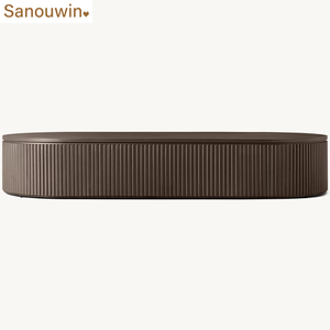 Modernes Aluminium-Sofa garnitur im Luxus stil Robustes Aluminiumrahmen-Streifen design für Wohn hotels Gardens Warehouses Ess bereiche - Product Image 6