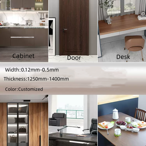 Vendita calda interni Hote guardaroba mobili per la casa simulato impiallacciatura di legno pellicole protettive protettive in PVC - Product Image 6