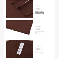 Alternative Su Jia 7A Anti-bactérien UPF50 Protection solaire Sorona Évacuation de l'humidité Absorption de la transpiration Solide Respirant Vintage Ajusté