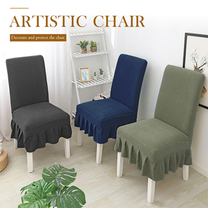 Forro Para Sillas Para Fiestas housses de chaises de banquet vertes en polyester sans accoudoirs personnalisées housses de chaises de luxe pour salle à manger housses pour chaises - Product Image 2