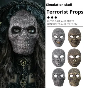 <span class=keywords><strong>Maschera</strong></span> Divertente a Forma di <span class=keywords><strong>Scheletro</strong></span> per Halloween, Atmosfera Horror per Feste in <span class=keywords><strong>Maschera</strong></span> - Product Image 1