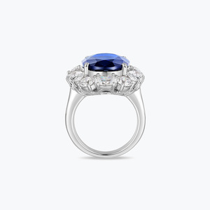 Anillo <span class=keywords><strong>de</strong></span> Plata <span class=keywords><strong>de</strong></span> Ley S925 con Zafiro Azul Real Sintético <span class=keywords><strong>de</strong></span> Primera Calidad, Estilo Misterioso y Moderno para Mujer, <span class=keywords><strong>de</strong></span> MuShan Jewelry - Product Image 3