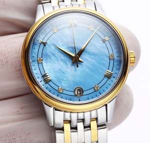 Reloj Mecánico Automático de Lujo para Mujer, con Cristal de Zafiro, Acero Inoxidable, Esfera con Indicadores, 32.7mm - Product Image 3