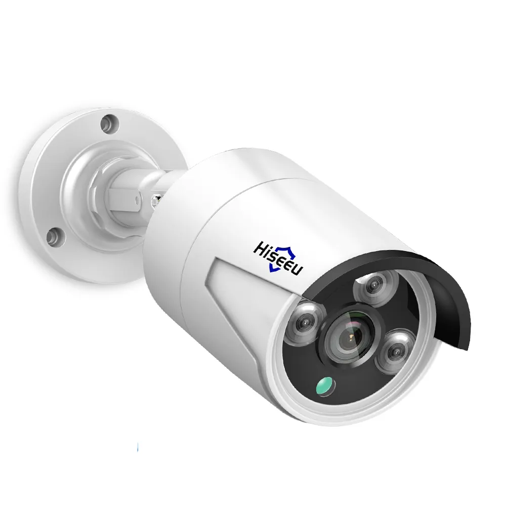 Caméra de surveillance IP Poe hd 3mp H.265, avec codec H.265, détection des visages, Vision nocturne, couleur, produit en vogue