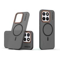 Fournisseur vérifié Étui magnétique en PC TPU translucide pour Samsung S25 Ultra S24 Plus S23 FE Anti-jaunissement Dissipation thermique