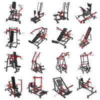 Máquina de remo isolateral profesional multifuncional para gimnasio, equipo de fitness con tubo de acero Q195, seguridad para culturismo