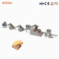Chaîne de production de savon en barre entièrement automatique et écologique en acier inoxydable, ensemble complet pour la fabrication de savon solide et machine à presser le shampoing solide