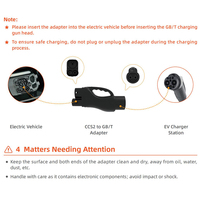 Adaptateur de chargeur EV CCS2 standard mondial GB/T 300KW 1000V 300A Interface de charge rapide IP55 Certifié CE Haute puissance