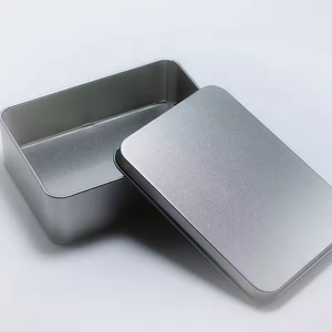 Wholesale Custom Printed Recyclable Metal <b>Tin</b> Box with Embossing Food Grade Gift Packaging for <b>Chocolate</b> Candy USB Toy & Logo - Product Image 4