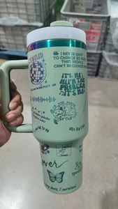 Hot Selling Tumbler 40oz Insulated Vacuum Tumbler Camping <b>Cup</b> Stainless Steel Tumblers with Handle <b>Lid</b> <b>and</b> <b>Straw</b> - Product Image 3