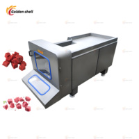 Machine de découpe de viande congelée modèle 350 Machine de découpe de cubes de boeuf Usine directe en acier inoxydable 304 avec lames remplaçables