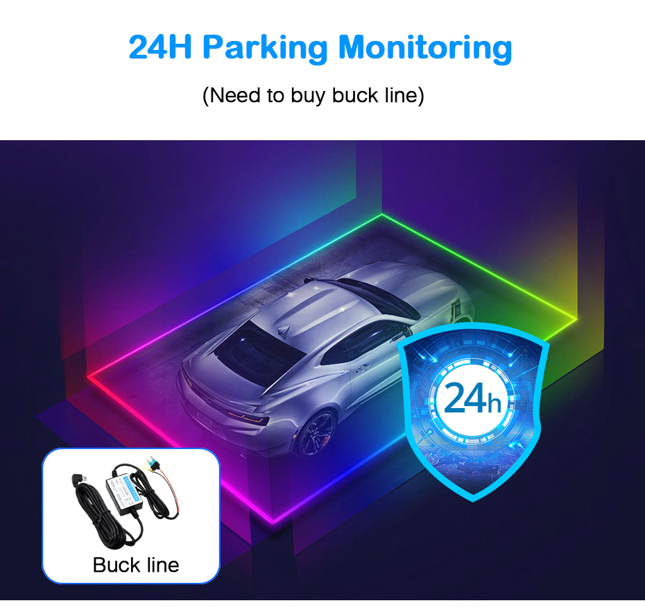 dual 1080P+24H loop recording