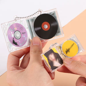 WEISHENG Porte-clés <span class=keywords><strong>Lecteur</strong></span> <span class=keywords><strong>CD</strong></span> Unique, Souvenir <span class=keywords><strong>de</strong></span> Concert, Breloque <span class=keywords><strong>CD</strong></span> en Acrylique Anime Personnalisée, Mini Album NFC avec Musique, Photo et Chanson - Product Image 4