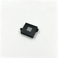 Dissipateur thermique en aluminium extrudé anodisé noir découpé sur mesure par CNC, alliage 6063, refroidisseur de processeur pour ordinateur, refroidisseur de CPU, OEM ODM, usine ISO