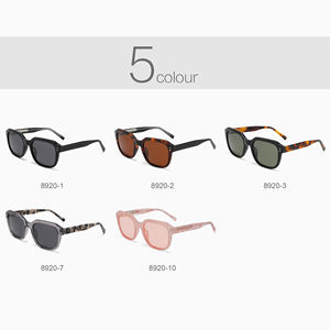 2025 à la mode de haute qualité lunettes de soleil personnalité nuances concepteur Logo personnalisé lunettes de soleil rétro cadres carrés UV400 lunettes de soleil - Product Image 2