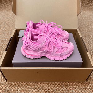 Sneakers unisexes blanches à lacets épais avec semelle intermédiaire en mesh, semelle extérieure en PVC/Phylon, amortissantes, toutes saisons, décontractées, sportives, Balenciagas - Product Image 5