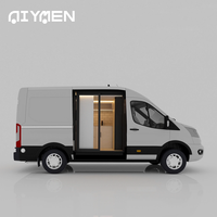 Lit de camping-car modulaire escamotable pour camping-car, lit double pliable pour 2 personnes, conversion intérieure mobile en aluminium sur mesure pour