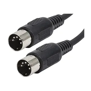 كابل تمديد ذكر إلى ذكر MIDI 5pin للوحة المفاتيح