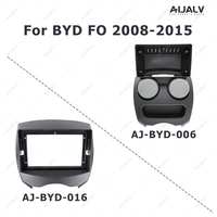 Cadre de lecteur de voiture 9 pouces Android GPS DSP pour BYD F0 2008-2015 LHD/RHD tableau de bord noir mat