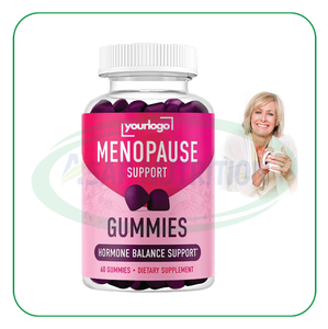 Ausreson Marque privée SPM Soulagement de la ménopause Hormone Soutien Gomme Supplément Vitamines Ménopause Gummies pour Femmes - Product Image 1