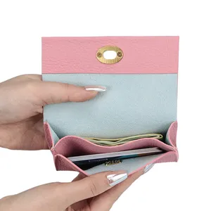 AndoBag บัตรเครดิตผู้หญิงของแท้หนังวัวสั้นกระเป๋าสตางค์แฟชั่นกระเป๋าเงินเหรียญขนาดเล็ก <span class=keywords><strong>1529</strong></span> - Product Image 6