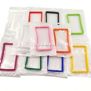 MILAIYOU Fashion Multi-Printing Rainbow <b>Glitter</b> Silicone Credit Card Case-Henan Origin Anti-Collision Soft Shockproof No Closure - Product Image 3