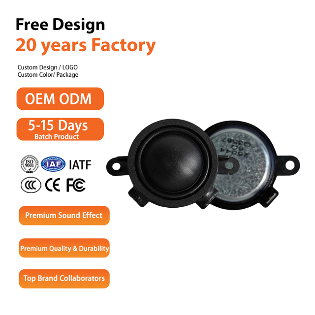 Versatile 1.5" 6 Ohm 10W Tweeter Speaker for DIY Audio, Soundbar, Multimedia & Household Speakers