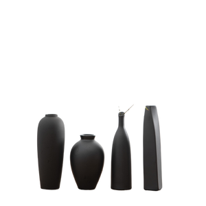 Vase de sol créatif, nouveau, écologique, de style chinois, en céramique, fait à la main, noir pur, ornements modernes, décoration minimaliste pour la maison - Product Image 6