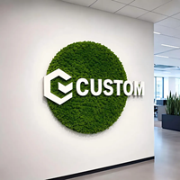Enseigne personnalisée en mousse avec logo, Décoration murale en mousse de renne, Enseigne murale en mousse pour bureau, Lettres personnalisées en mousse, Signalétique en mousse pour entreprise