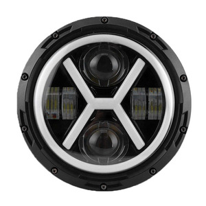 Lámpara DE TRABAJO Led de 7 pulgadas, luz de conducción de 65W, luz de circulación diurna Led Drl para coche Jeeps Grand Cherokee, luces antiniebla Led para motocicleta - Product Image 5