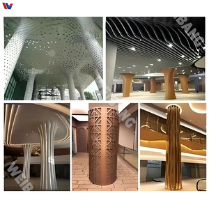 Panneau de façade en aluminium moderne pour mur-rideau, revêtement extérieur pour villa, hôtel, bâtiment - Product Image 4