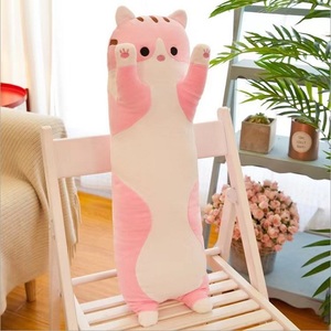 Nouvel oreiller géant personnalisé en forme de chat, jouet en peluche long et mignon pour chaton, animal en peluche chat - Product Image 4