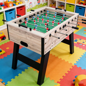 Mesa de Futbolín Personalizada Premium S.Q.F, de MDF, con Marco de Acero, Superficie de Alto Brillo, 3 Porterías, para Entretenimiento en Interiores, Uso Infantil - Product Image 3