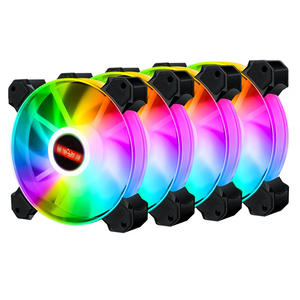 Factory 12V Quiet LED <b>RGB</b> Gaming PC Computer Case CPU 120mm Cooling Cooler <b>RGB</b> Case <b>Fan</b> - Product Image 1