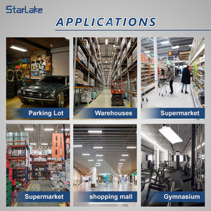 यूएस स्टॉक 3000k 4000k 5000k cccct चयटेबल नेतृत्व रैखिक हाई बे लाइट 170 m/w हाइबे 300w गोदाम के लिए औद्योगिक दीपक - Product Image 6