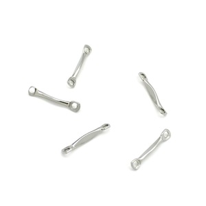 Accessoires de boucles d'oreilles en acier inoxydable, pendentif carré à double trou pour la fabrication de boucles d'oreilles, composants de bijoux DIY - Product Image 4