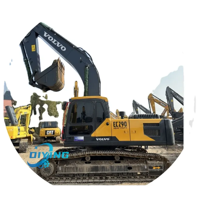 Best Price Good Condition Volvo EC 290 Hydraulic Crawler Secondhand Digger EC210 EC480 Used Excavator in Stock