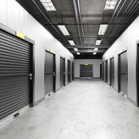 Grande Edificio in Struttura Metallica Nera Prefabbricato, Magazzino Industriale in Metallo per Nord America e Sud America