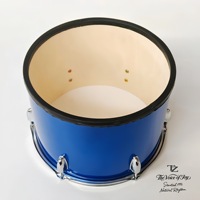 Factory Wholesale Blue Wooden14 Inch Single Headed Snare Drum Percussion Instrument