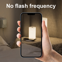 Lampe de chevet d'intérieur pas cher design moderne lampe de chevet chargeur tactile sans fil lampe de bureau avec chargeur sans fil