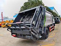 Châssis Dongfeng à 10 roues monté sur le camion compacteur de déchets