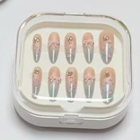 Nouvelle boîte de rangement double couche pour cosmétiques et nail art 2026, personnalisable avec logo imprimé et commandes sur mesure acceptées