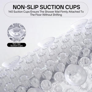 Alfombra Antideslizante para Baño, Rectangular, Color Sólido, Diseño Minimalista, para Ducha, Inodoro y Lavadero - Product Image 4