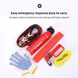 Kit de herramientas de emergencia de seguridad <span class=keywords><strong>para</strong></span> automóviles plegable de 7 piezas Cinta de advertencia triangular reflectante <span class=keywords><strong>para</strong></span> rescate y reparación de automóviles - Product Image 2
