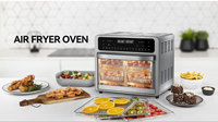 Four à Friture Électrique OEM Personnalisé en Chine - Sans Huile, Sain, pour Usage Domestique, Capacité 24L, Carré, Moderne