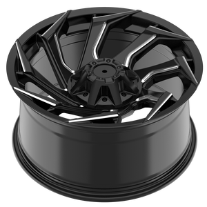Jantes en alliage d'aluminium robustes 4x4 de 18, 20 et 22 pouces, concaves, noires, usinées, 6x139.7 5x150 pour LC300 Hilux Tacoma - Product Image 5