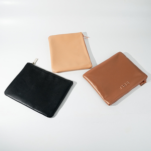 BEILI Professional PU Leather <b>Makeup</b> Bag Zipper Cosmetic Pouch Water Resistant Beauty <b>Case</b> Custom Logo Travel Toiletry Organizer - Product Image 1